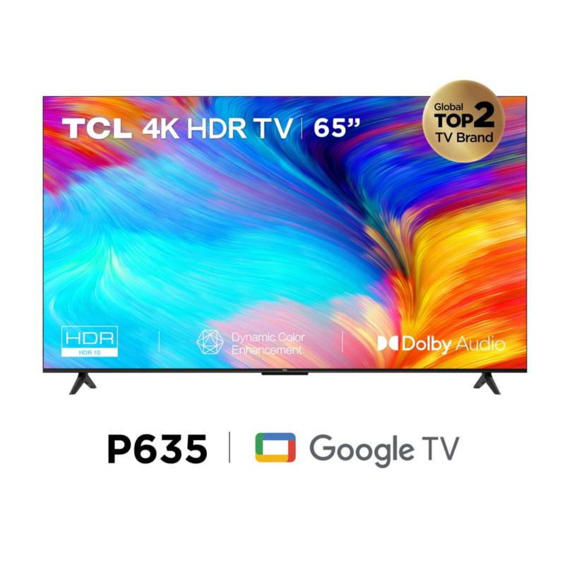  - Televisor TCL 65" UHD Google TV 65P635