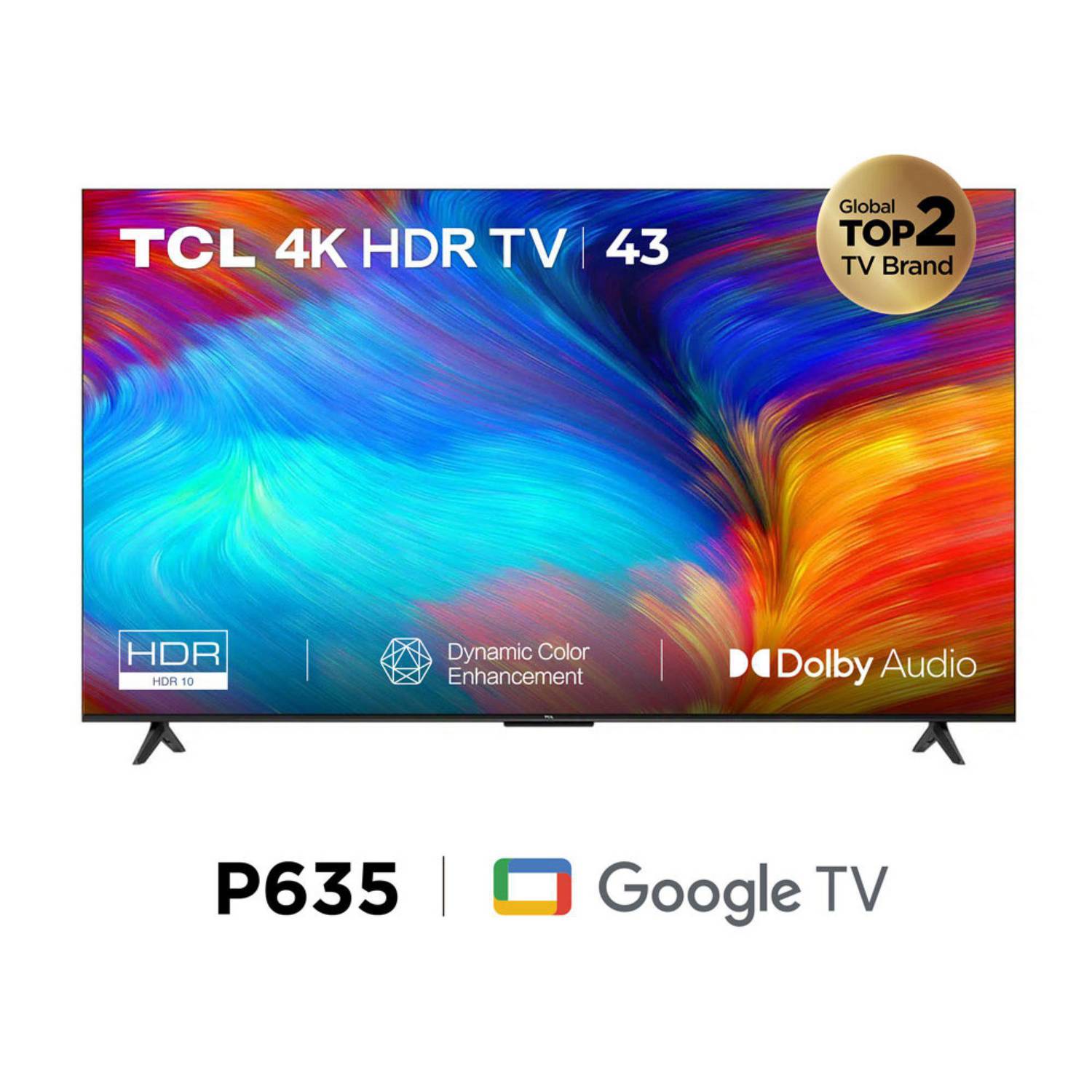 Televisor TCL 43 UHD 4K Google TV 43P635