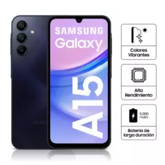 SAMSUNG - Celular Samsung Galaxy A15 256GB Black