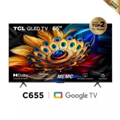 undefined - Televisor TCL 65" 65C655 QLED Google TV 4K Ultra HD
