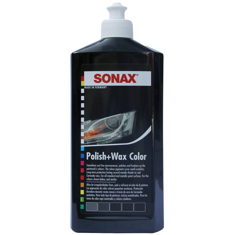 SONAX - Cera para Autos Sonax Polish + Wax Color Negro 500 ml
