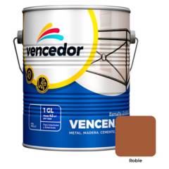 VENCEDOR - Esmalte sintético Vencenamel roble 1 gl