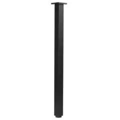 FIXSER - Pata Aluminio Negro 40x710 mm.