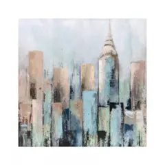 JUST HOME COLLECTION - Canvas Cityblue 100x100cm