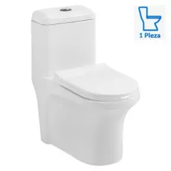 SENSI DACQUA - WC Inodoro One Piece Praga Blanco