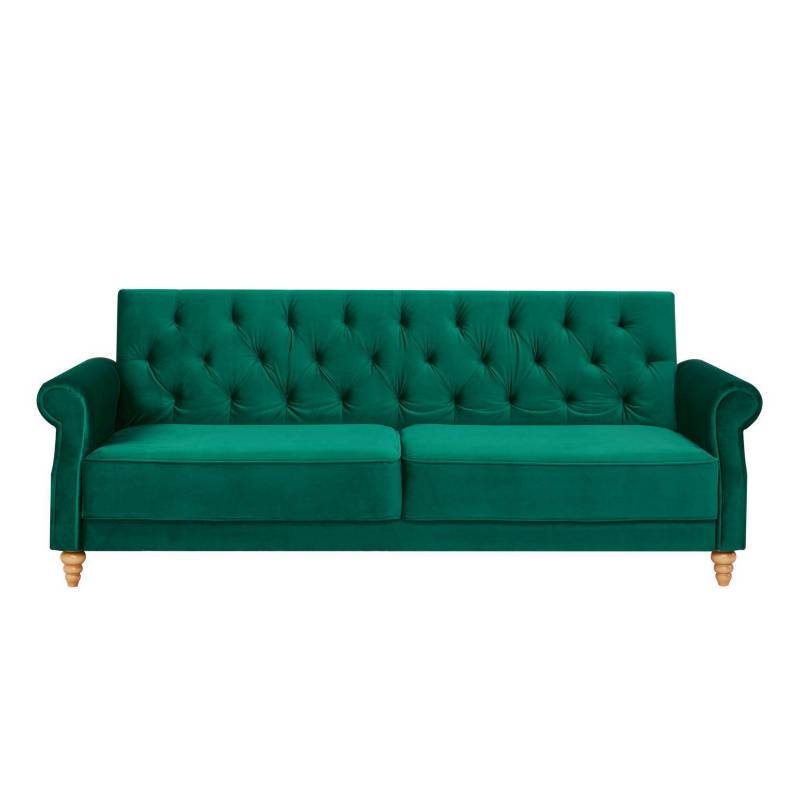 JUST HOME COLLECTION - Sofá Cama 3 Cuerpos New York Verde