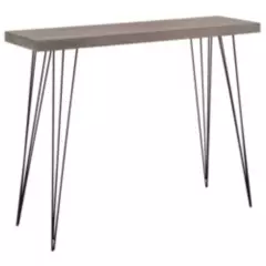 JUST HOME COLLECTION - Consola 100X30X80 P/Metal OAK