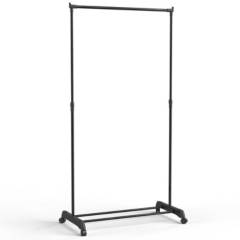 JUST HOME COLLECTION - Stand de Ropa 80x42x160cm Negro