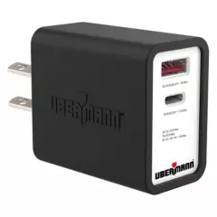 UBERMANN - Cargador USB + Tipo-C US Ubermann