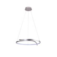 JUST HOME COLLECTION - Lámpara Colgante LED Circular Nickel