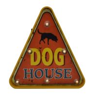 Letrero LED Dog House Rojo