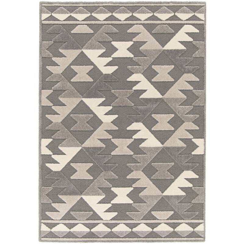 JUST HOME COLLECTION - Alfombra Rectangular Cocoon Native 60x115cm Gris
