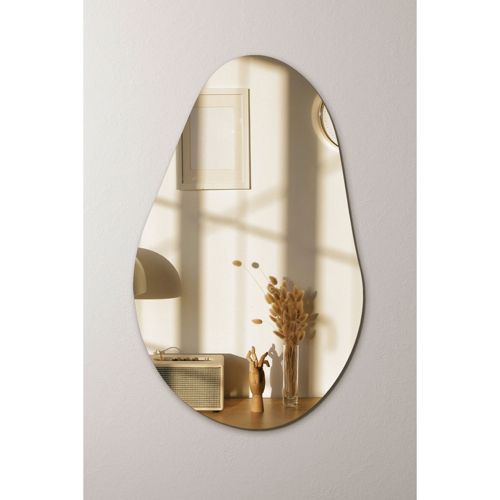 Espejo Adhesivo Ovalado Decorativo 30cm x 40cm - Promart