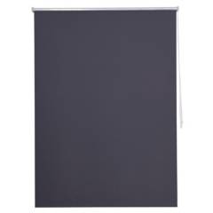 JUST HOME COLLECTION - Cortina Enrollable Black Out Gris Claro 120x165cm