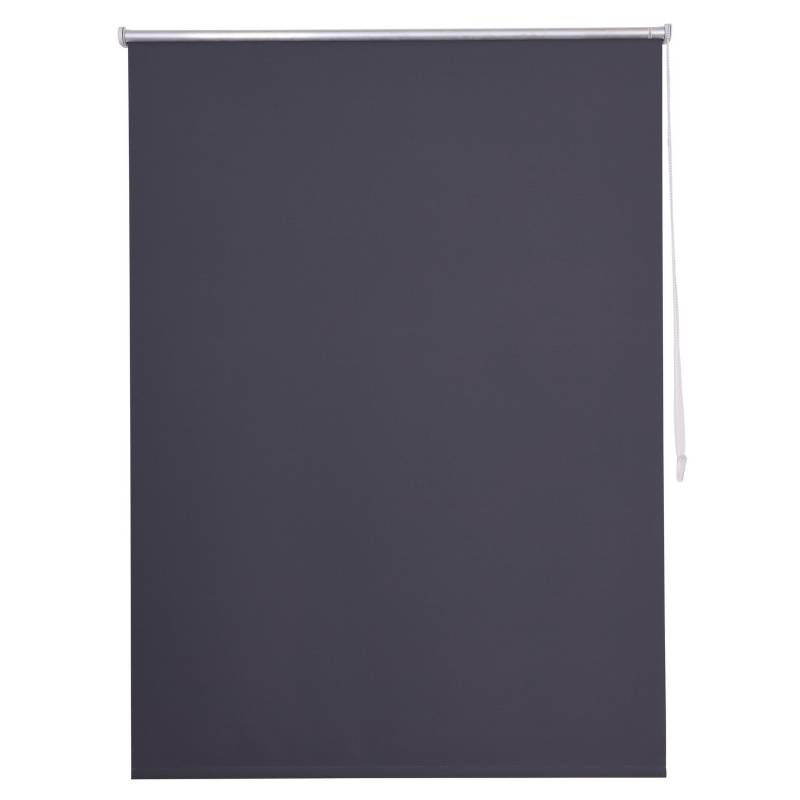JUST HOME COLLECTION - Cortina Enrollable Black Out 120x165cm Gris Claro