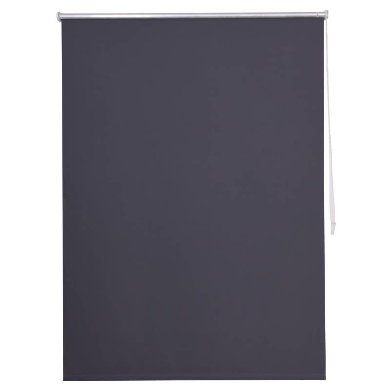 JUST HOME COLLECTION - Cortina Enrollable Black Out 160x165cm Gris Claro