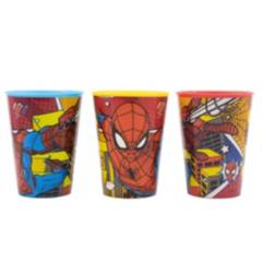 MARVEL - Set x3 Vasos Spiderman