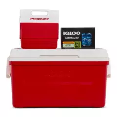 IGLOO - Combo Cooler Igloo 45L/3.7L Rojo + Ice Pack