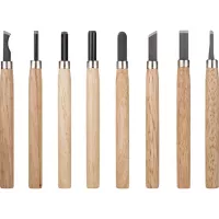 Set de 8 gubias para madera