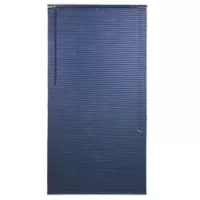 Persiana de PVC 120 x 220 cm azul marino
