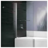 Mampara de ducha cuadrada 90 x 140 cm