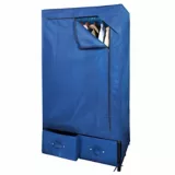 Organizador de tela Placard con cajones azul 80 x 160 x 50 cm