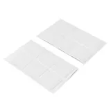 Pack de 6 abrojos cuadrados 25 mm blanco