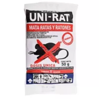 Raticida mata ratas y ratones 50 g