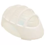 Tortuga plástica ovalada con Reja blanca 1 luz E27