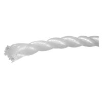Cuerda retorcida polietileno Blanca 6 mm x 1 m