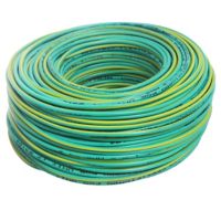 Cable unipolar 2 mm x 100 m verde y amarillo