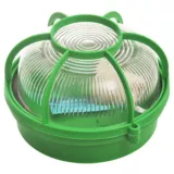 Tortuga de plástico y vidrio redonda verde