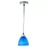 Lámpara colgante Gama azul 1 luz E27