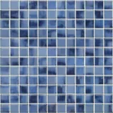 Malla mosaico 30 x 30 cm Tweet azul
