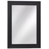 Espejo rectangular negro 78 x 108 cm