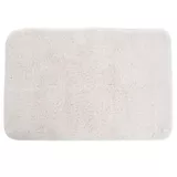 Alfombra de baño de microfibra 40 x 60 cm blanca