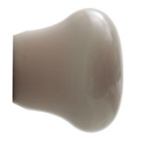 Tirador pomo beige 30 mm porcelana