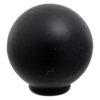 Tirador Bola negro mate 2,9 cm