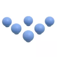 Pack de 6 tiradores bolas azul 2,9 cm