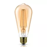 Lámpara de luz LED fila diminicente gold E27 5 w cálida
