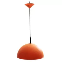 Lámpara de techo colgante naranja 1 luz E27