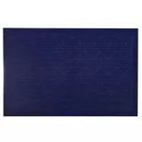 Felpudo textura azul de 38 x 57 cm