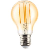 Lámpara de luz LED filamento 6 w A60 E27 ambar