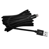 Cable IPhone 3 m negro 2,1 A