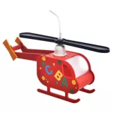 Lámpara colgante Helicóptero 1 luz E27
