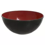 Bowl 380 ml negro y rojo