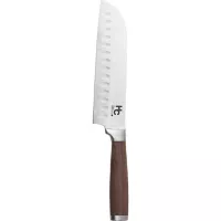 Cuchillo tipo machete con mango de madera 18 cm