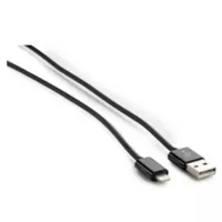 Cable USB M a IPhone negro