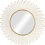 Espejo Foligno redondo dorado 82 x 82 cm