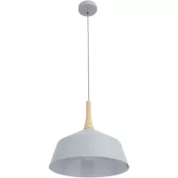 Lámpara de techo colgante gris  1 luz E27